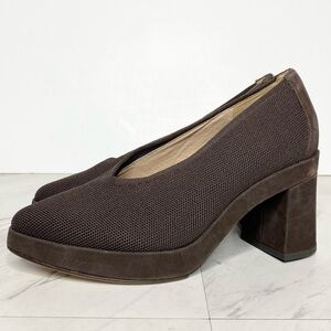 Eileen Fisher Signy Brown Knit Pump 7 1/2 M